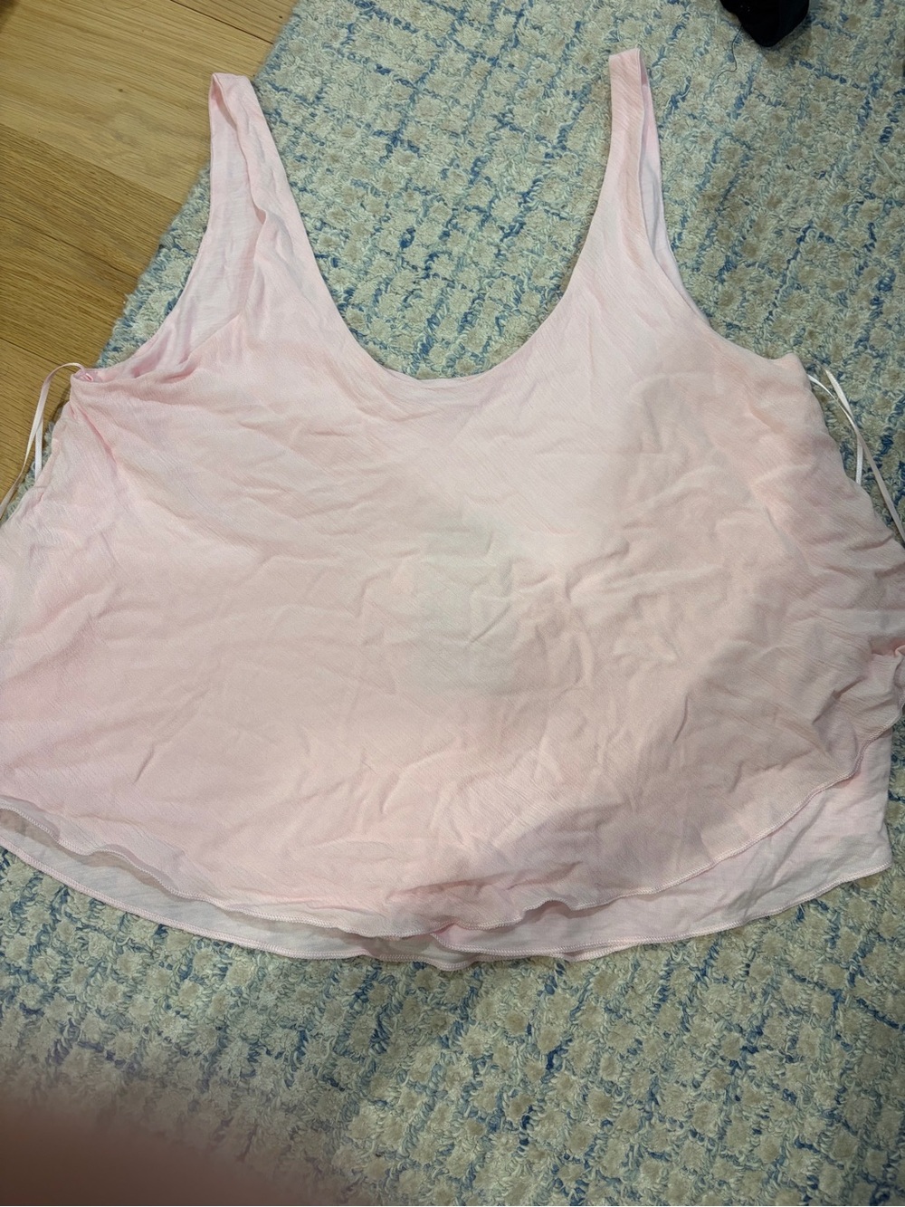 Zara Pale Pink Scoop Neck Tank